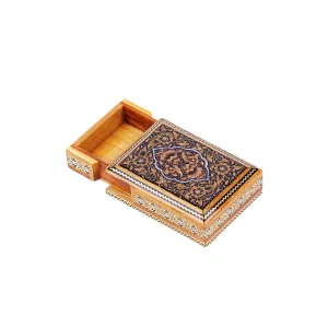جاپاسوری کشویی تخمه دار تو راش رو گل و مرغ اثر استاد قربانی