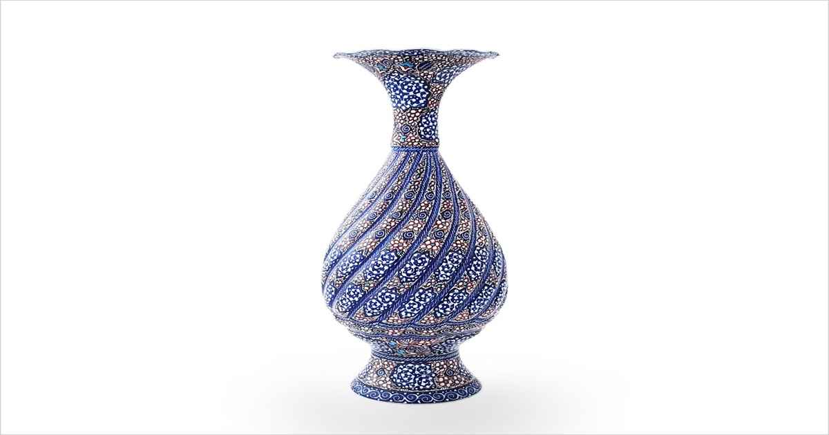 سفارش گلدان میناکاری