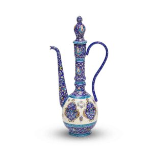 گلاب پاش مینا کاری کوچک ترنجی اثر استاد اسماعیلی سفارشی شفقی