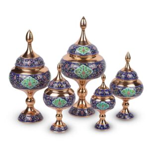 شکلات خوری مس و پرداز ریز اثر استاد ترکان سفارشی شفقی