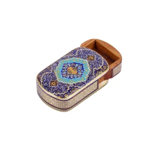 جاپاسوری خاتم کشویی روتذهیب اثر استاد قضاوی